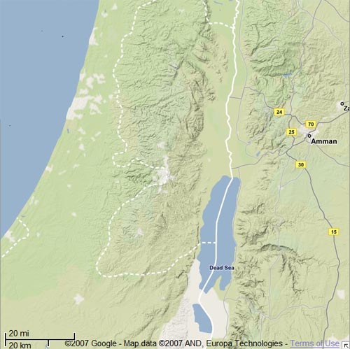 maps of israel in jesus time. Satellite maps are great,