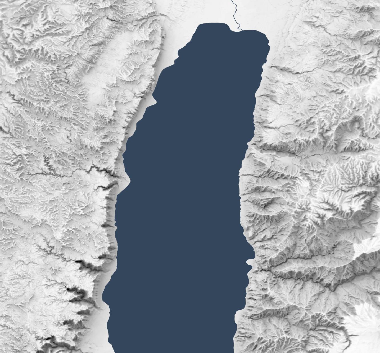 A skybox view of the same Dead Sea area shows much more dramatic relief.