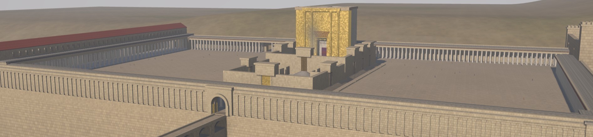 Temple render at 9am.