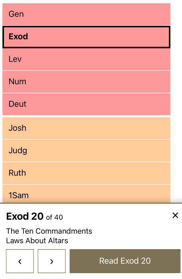 A screenshot of the touch interface for the book browser, showing a panel at the bottom.