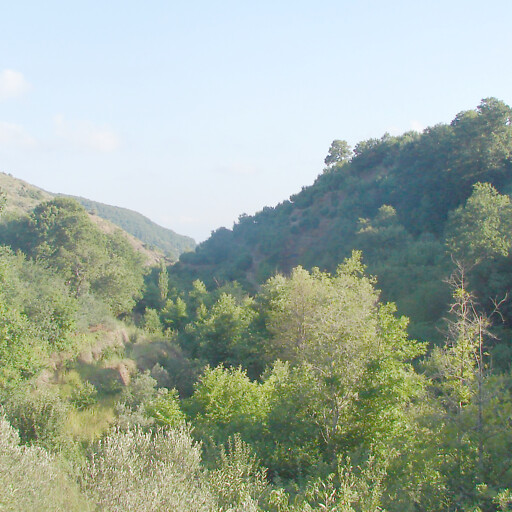 panorama of hills in the province Beyond the River