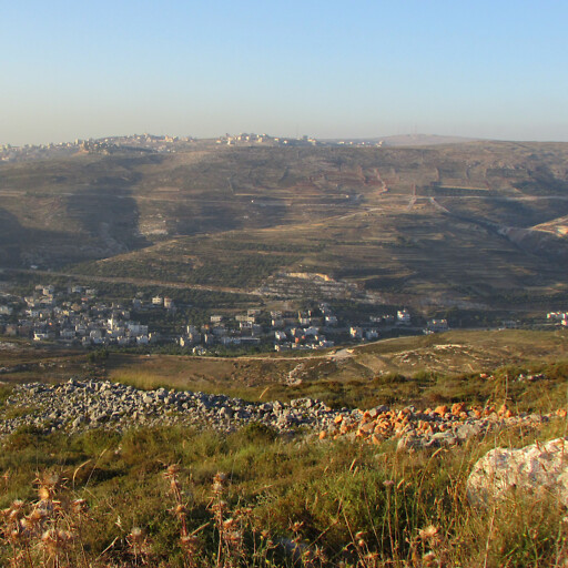 panorama of hills in Mount Ephraim