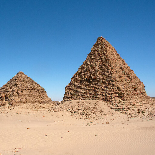 pyramids of Nuri in Cush 1