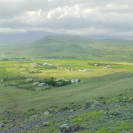 panorama of hills in Upu