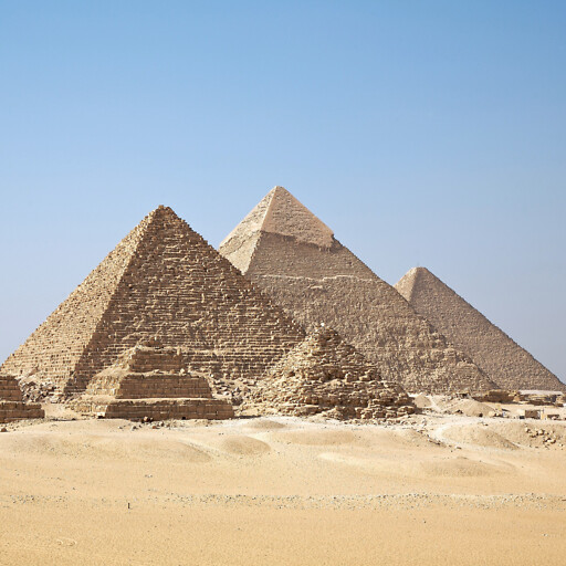 pyramids of Giza in Egypt