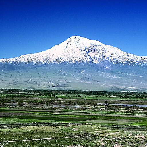 panorama of Mount Ararat in Urartu