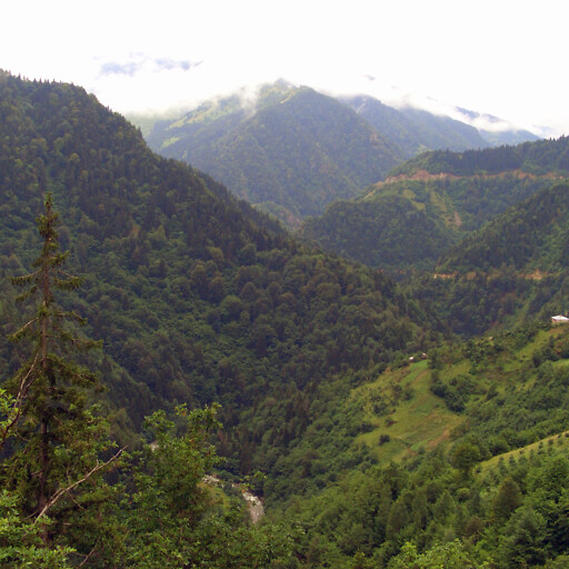 panorama of a mountain in Pontus