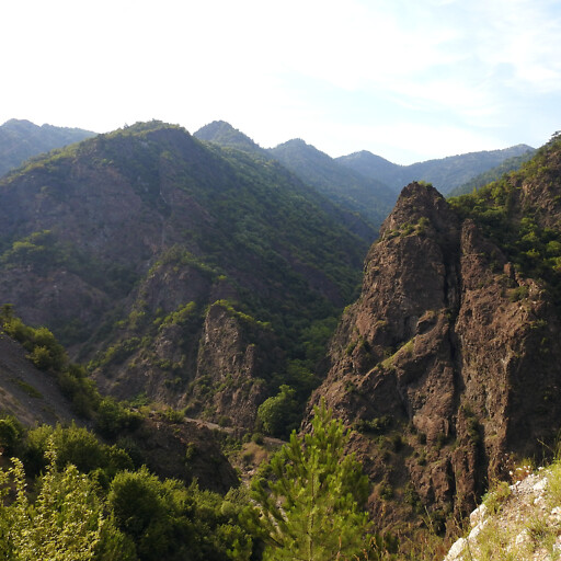 panorama of hills in Bithynia