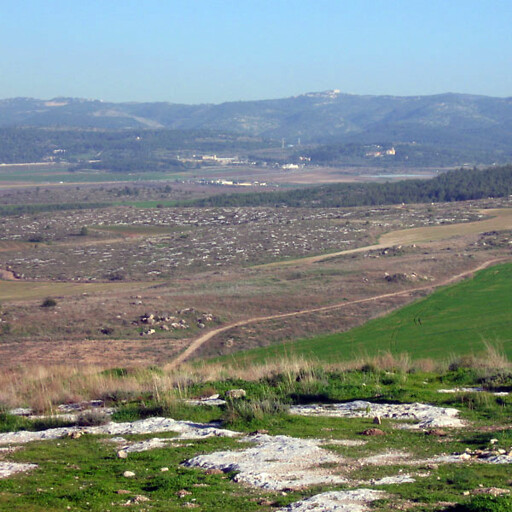 panorama of the Ayalon Valley