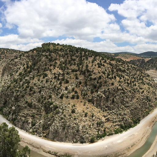 panorama of a hill in Lycaonia