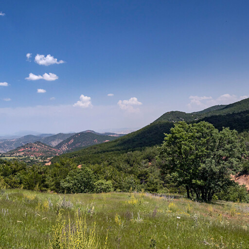 panorama of mountains in Galatia