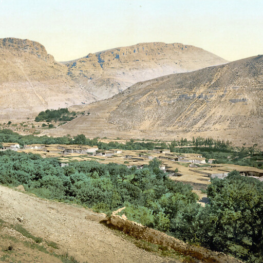 panorama of Souq Wadi Barada