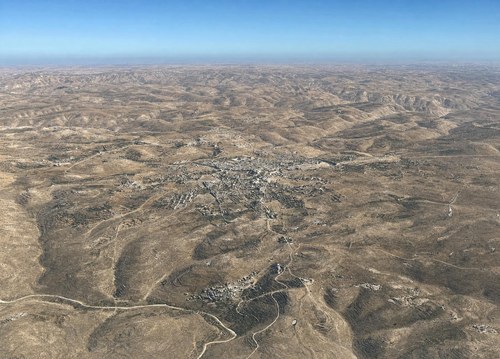 Archive record 775: Jerusalem and its surroundings from the west-northwest.
