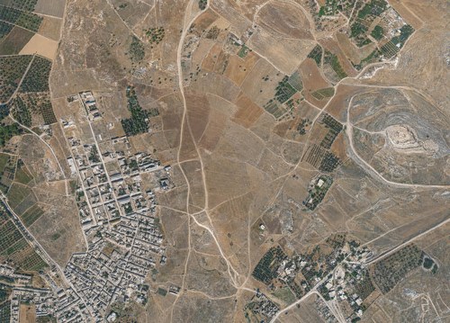 Archive record 801: Northwest of Jerusalem. View toward the southeast.
