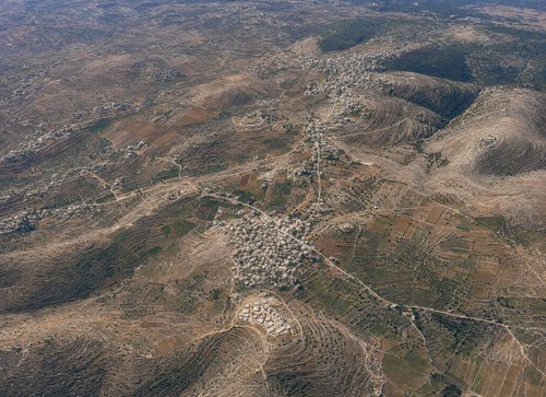 Archive record 596: The northern road from Jerusalem V (el-Bire, Ramallah). View toward the northeast.