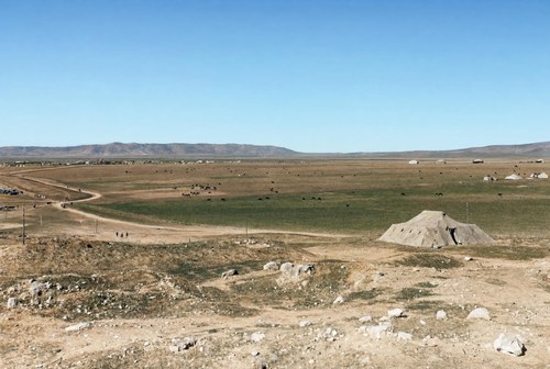 The Plain of Jezreel II: view toward the northwest.