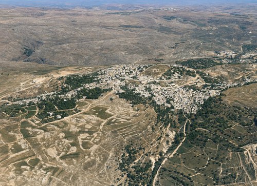Archive record 519: Safed in Upper Galilee. View toward the south-southeast.