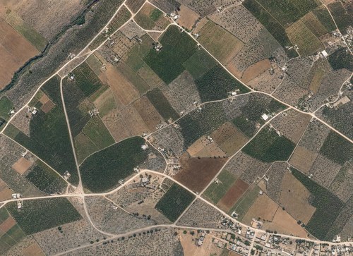 Archive record 101: Northeast of and east of Jaffa to Seknet Hammad (vertical photograph)