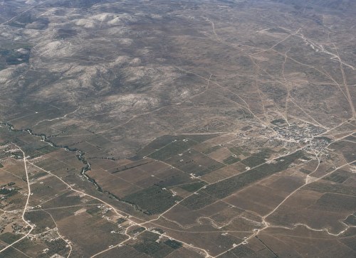 Archive record 111: village of Selma and northwestern surroundings, with western Nusra and the railway