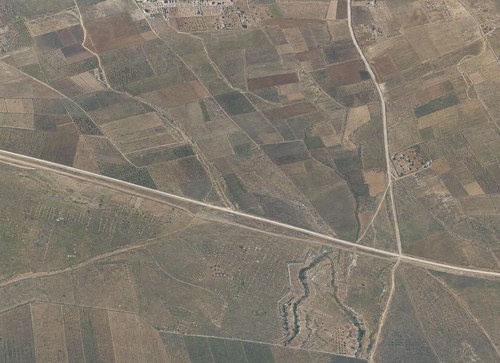 Archive record 120a: South of Bet-Dedschen to es-Safirije with the road Jaffa-er-Ramle