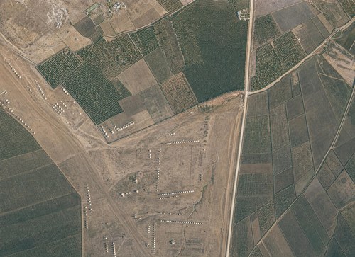 Archive record 121a: South of Bet-Dedschen (part from Dalman 120), British military camp