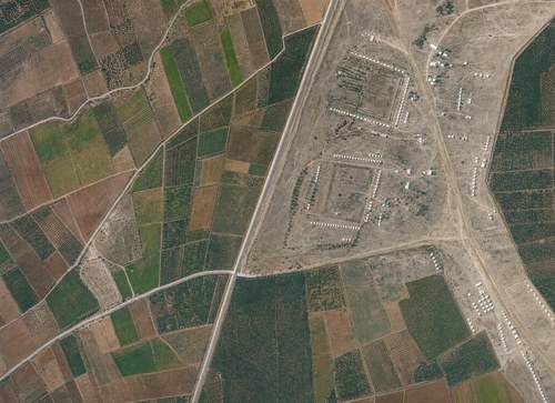 Archive record 122: South of Bet-Dedschen, southern continuation of no. 121 (military camp)