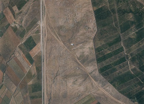 Archive record 123c: South of Bet-Dedschen, southern continuation of no. 122 (military camp)