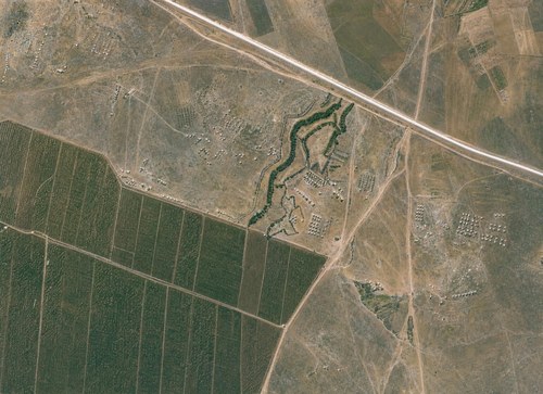 Archive record 125a: South of Bet-Dedschen, southeastern continuation of no. 124 to village Sarafand