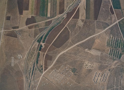 Archive record 147: Southeast of Rentje, railway and military camp
