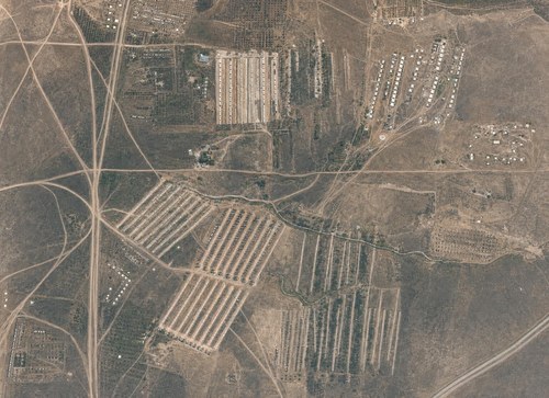 Archive record 147b: Southeast of Rentje, railway and military camp