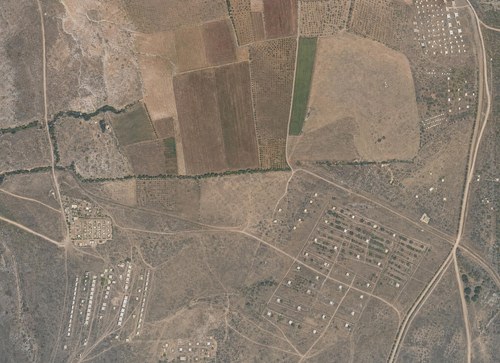 Archive record 147c: Southeast of Rentje, railway and military camp