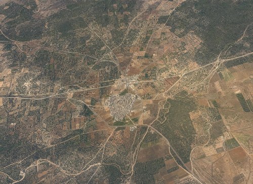 Archive record 165: Lidd, with 1 km of surrounding terrain to the east, south, and west
