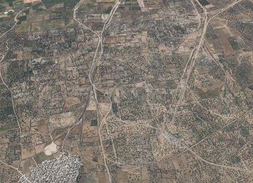 Archive record 176: Southwest of Lidd, with 2.5 km of surrounding terrain