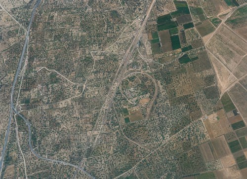Archive record 176a: Southwest of Lidd, with 2.5 km of surrounding terrain