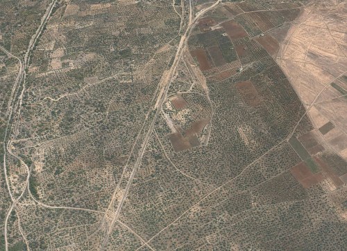 Archive record 176b: Southwest of Lidd, with 2.5 km of surrounding terrain