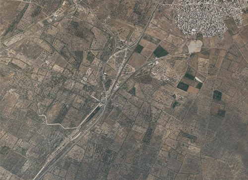 Archive record 176c: Southwest of Lidd, with 2.5 km of surrounding terrain