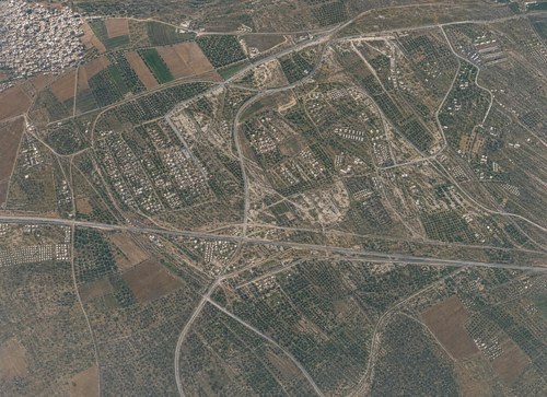 Archive record 176e: Southwest of Lidd, with 2.5 km of surrounding terrain