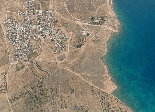 Archive record 180b: er-Ramle and immediate surroundings (vertical photograph)