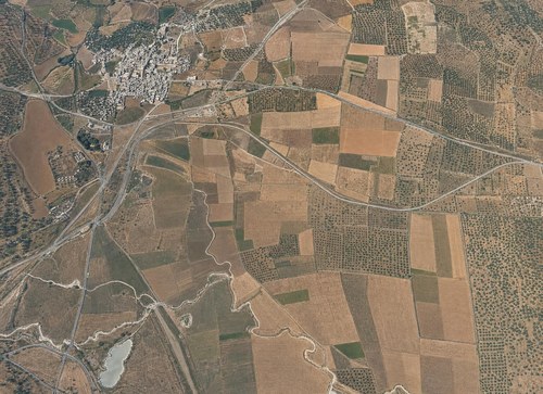 Archive record 186a: er-Ramle with immediate northeastern surroundings