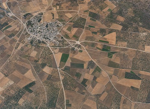 Archive record 186c: er-Ramle with immediate northeastern surroundings