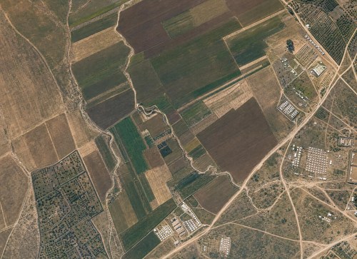 Archive record 188a: North of er-Ramle, 3 km, military camp