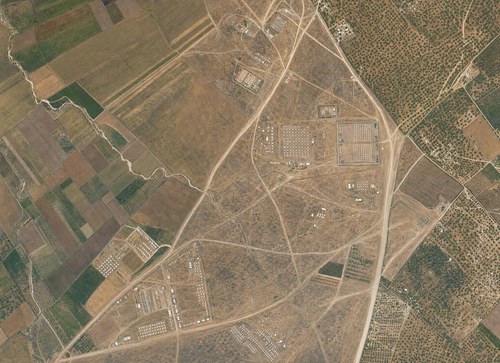 Archive record 188b: North of er-Ramle, 3 km, military camp