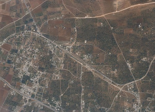 Archive record 189a: North of and northeast of er-Ramle, eastern continuation of no. 188