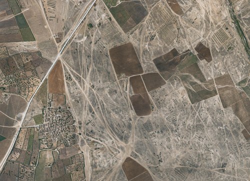 Archive record 216c: Sarafand with 1 km southwestern surroundings