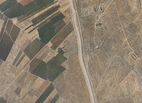 Archive record 225f: Northwest of Sarafand: 2 km, road Jaffa-Jerusalem