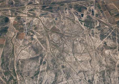 Archive record 235c: Khirbet Sarafand and colony Nes Ziona with northern surroundings