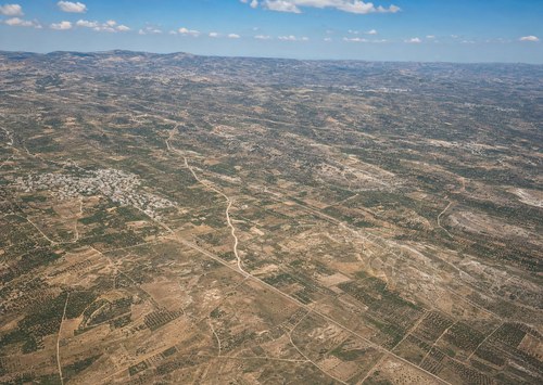 Archive record 243a: Khirbet Sarafand with the colony Nes Ziona and 1 km southern surroundings