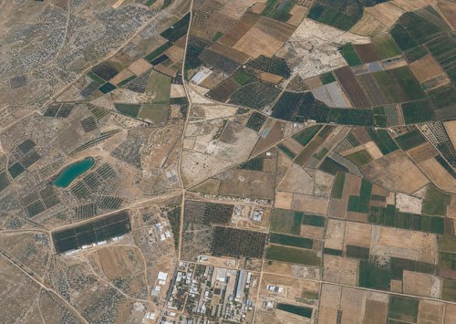 Archive record 293a: colony Rechowot and northern surroundings to Bir-Salem, railway to Gaza