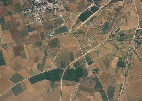 Archive record 293c: colony Rechowot and northern surroundings to Bir-Salem, railway to Gaza