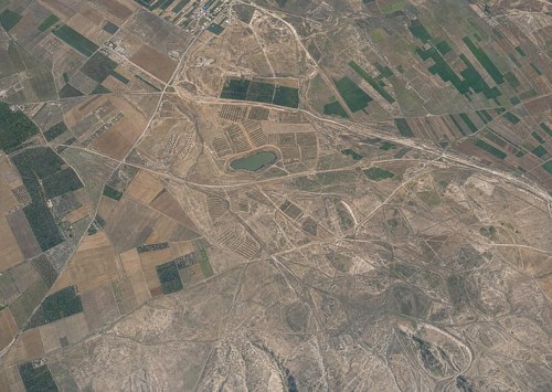 Archive record 293f: colony Rechowot and northern surroundings to Bir-Salem, railway to Gaza